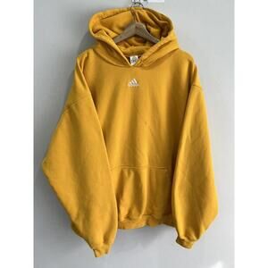 Vintage Adidas Center Logo Hoodie Sweater sweatshirt xxl